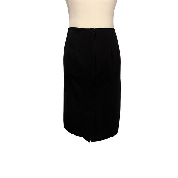 Talbots ivory and black pencil skirt - Picture 3 of 8